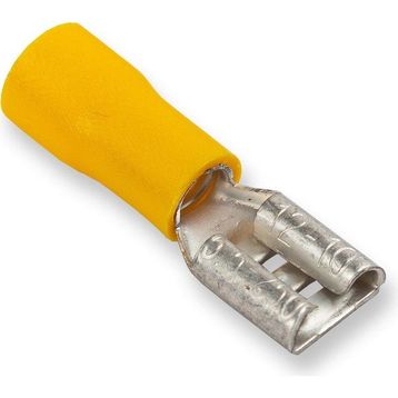 Eurowest EFD-5638 6 mm Dişi Faston Tip İzoleli Kablo Ucu