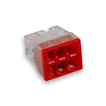Eurowest EW-2.5-6 6'lı Geçmeli Kırmızı Buat Klemens
