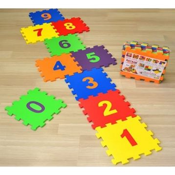 EVA Rakamlar 7 mm 33x33 cm Puzzle Oyun Matı