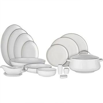 Evaliza Hanedan Platin 60 Parça Yemek Takımı