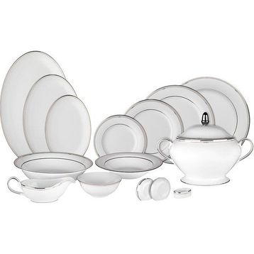 Evaliza Perla Platin 60 Parça Yemek Takımı