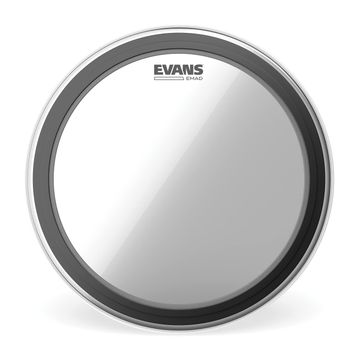 Evans BD20EMAD 20 inç Kick Clear Süngerli Tek Kat 10 Mil Davul Derisi