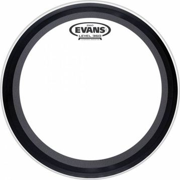Evans BD22EMAD Kick Clear Süngerli Tek Kat Mil Davul Derisi