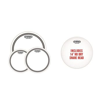Evans EPP-EC2Shdd-R Deri Seti 10+12+16+14 Ec2S Tom Clear Ringli+Hd Dry