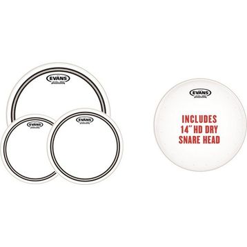 Evans EPP-EC2SHDD-S 12+13+16+14 EC2S Tom Clear Ringli+HD Dry Evans Davul Derisi