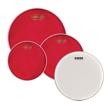 Evans EPP-HRUV1-S 12+13+16+14 Hydraulıc Tom Red Davul Derisi
