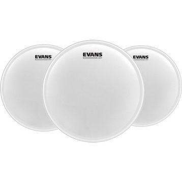 Evans ETP-UV1-S 12+13+16 Tom Kumlu Beyaz Standart Davul Derisi