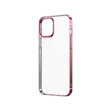 Evastore Apple iPhone 11 Pixel Mor Kenarlı Şeffaf Kapak Kılıf