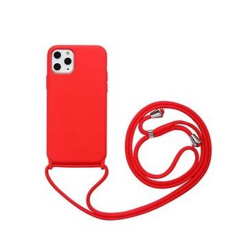 Evastore Apple iPhone 11 Pro Max Ropi Kırmızı Kapak Kılıf