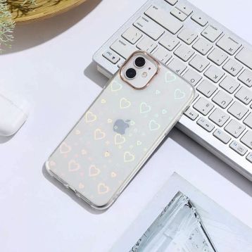 Evastore Apple iPhone 11 Sidney Desenli Sert Kapak Kılıf