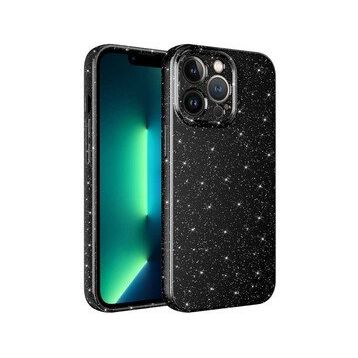 Evastore Apple iPhone 12 Pro Max Kamera Korumalı Simli Lüks Koton Kapak Kılıf