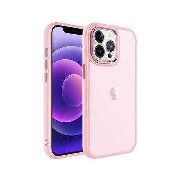 Evastore Apple iPhone 13 Pro Buzlu Sert PC Zore May Kapak Kılıf
