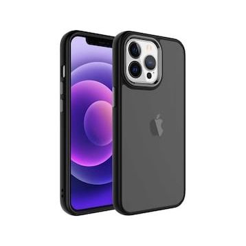 Evastore Apple iPhone 13 Pro Max Buzlu Sert PC Zore May Kapak Kılıf