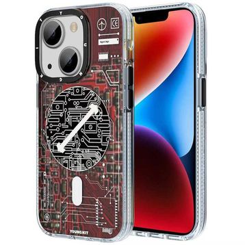 Evastore Apple iPhone 14 Magsafe Şarj Özellikli YoungKit Technology Serisi Kapak Kılıf