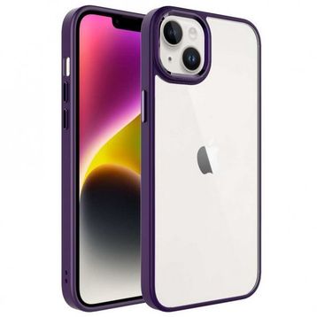 Evastore Apple iPhone 14 Plus Krom Kapak Kılıf