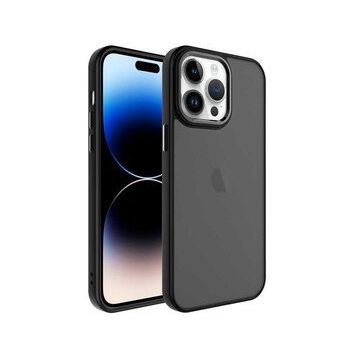 Evastore Apple iPhone 14 Pro Buzlu Sert PC May Kapak Kılıf