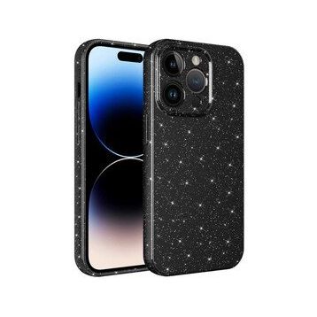 Evastore Apple iPhone 14 Pro Kamera Korumalı Simli Lüks Koton Kapak Kılıf
