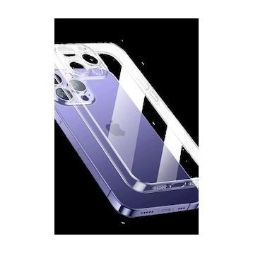 Evastore Apple iPhone 14 Pro Max Şeffaf Sert PC Vayt Kapak Kılıf