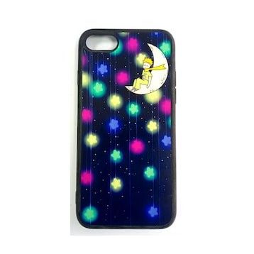 Evastore Apple iphone 7/8 Uyumlu Resimli Lüks Slikon Kılıf