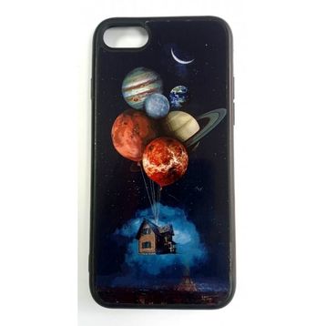 Evastore Apple iphone 7/8 Uyumlu Resimli Lüks Slikon Kılıf