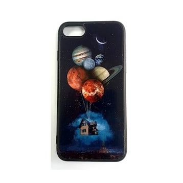 Evastore Apple iphone 7/8 Uyumlu Resimli Lüks Slikon Kılıf