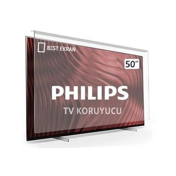 Evçelik Philips 50PUS7505 Elmas Panel 50 inç 2.5mm Uyumlu Tv Ekran Koruyucu