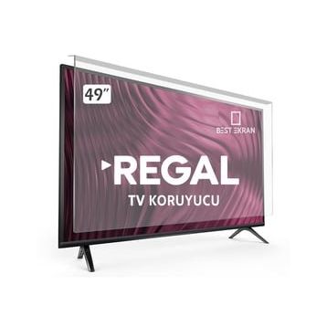 Evçelik Regal 49R6520 Elmas Panel 49 inç 2.5mm Uyumlu Tv Ekran Koruyucu