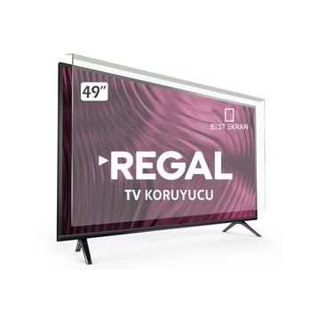 Evçelik Regal 49R7020U Elmas Panel 49 inç 2.5mm Uyumlu Tv Ekran Koruyucu