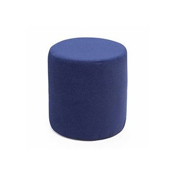 Evdebiz Lacivert Silindir Puf