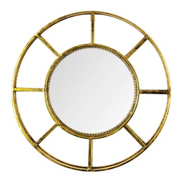 Evdema Vitale Lux Gold Dekoratif Duvar Aynası