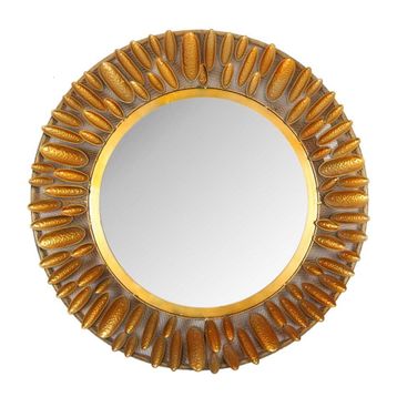 Evdema Vitale Lux Gold Dekoratif Duvar Aynası