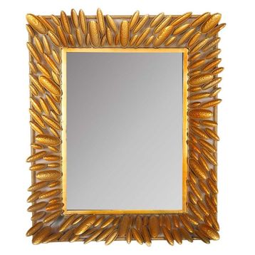 Evdema Vitale Lux Gold Dekoratif Duvar Aynası