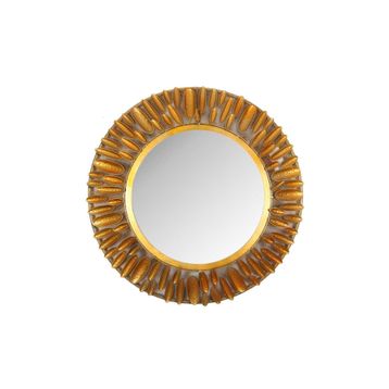 Evdema Vitale Lux Gold Dekoratif Duvar Aynası