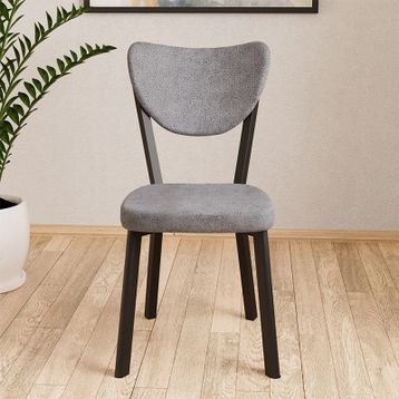 Evdemo Gri Elma 4 Adet Yemek Masası Sandalyesi