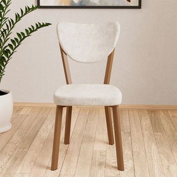 Evdemo Krem Elma 4 Adet Yemek Masası Sandalyesi