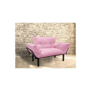 Evdemo Pembe 120x60x90 cm Ada İkili Koltuk
