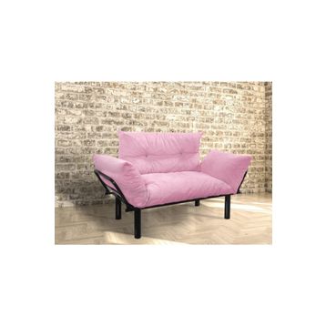 Evdemo Pembe 120x60x90 cm Ada İkili Koltuk