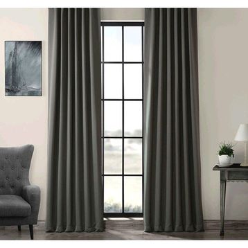 Evdepo Home Karartma Blackout Pilesiz Antrasit 430x260 cm Fon Perde