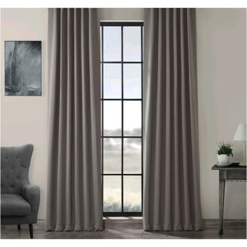 Evdepo Home Karartma Blackout Pilesiz Gri 300x275 cm Fon Perde