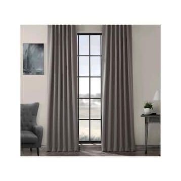 Evdepo Home Karartma Blackout Pilesiz Gri 300x275 cm Fon Perde