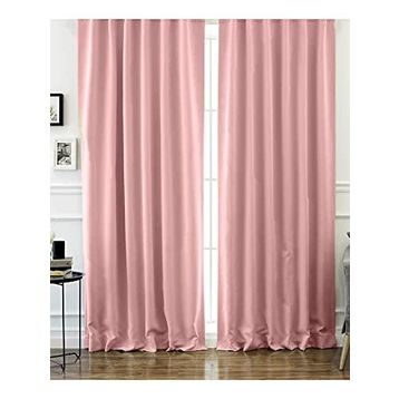 Evdepo Home Karartma Blackout Pilesiz Pudra 300x275 cm Fon Perde