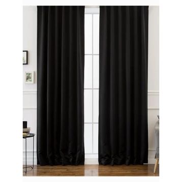 Evdepo Home Karartma Blackout Pilesiz Siyah 170x240 cm Fon Perde
