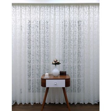 Evdepo Home Kırık Beyaz Ekstraforlu Pilesiz 220x200 cm Tül Perde