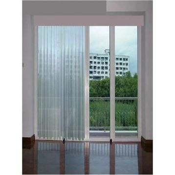 Evdepo Home Kırık Beyaz Normal Pileli Vual Çizgili 300x260 cm Tül Perde