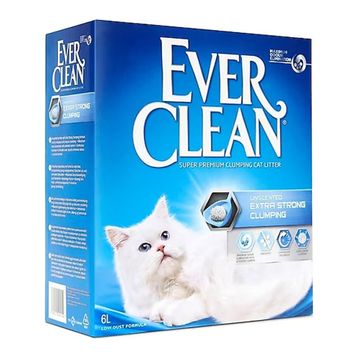 Ever Clean Extra Strength Ekstra Güçlü 6x2 lt Kokusuz Topaklanan Kedi Kumu