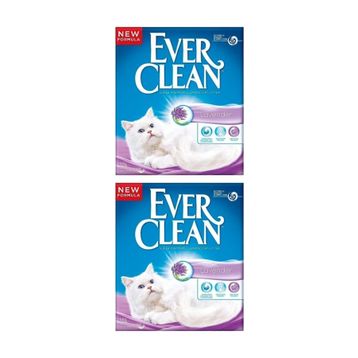 Ever Clean Lavender 2 x 10 L Lavantalı Kokulu Topaklaşan A Kalite Kedi Kumu