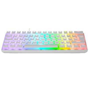 Everest Briar Beyaz RGB TKL Red Switch Kablolu Mekanik Gaming Klavye