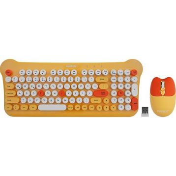 Everest Bunny KM-6244 Kablosuz Oyuncu Mekanik Klavye Mouse Seti