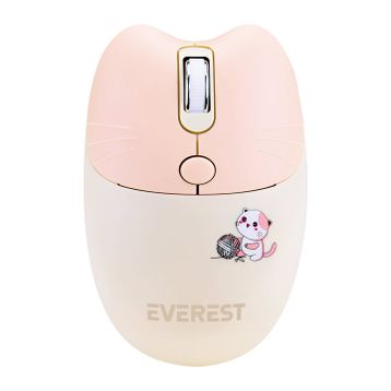 Everest Catty KM-6283 Sarı Kablosuz Klavye Mouse Seti