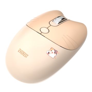 Everest Catty Mini KM-6285 Bej TKL Kablosuz Klavye Mouse Seti